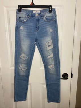 KanCan Light Blue Ripped Skinny Jeans